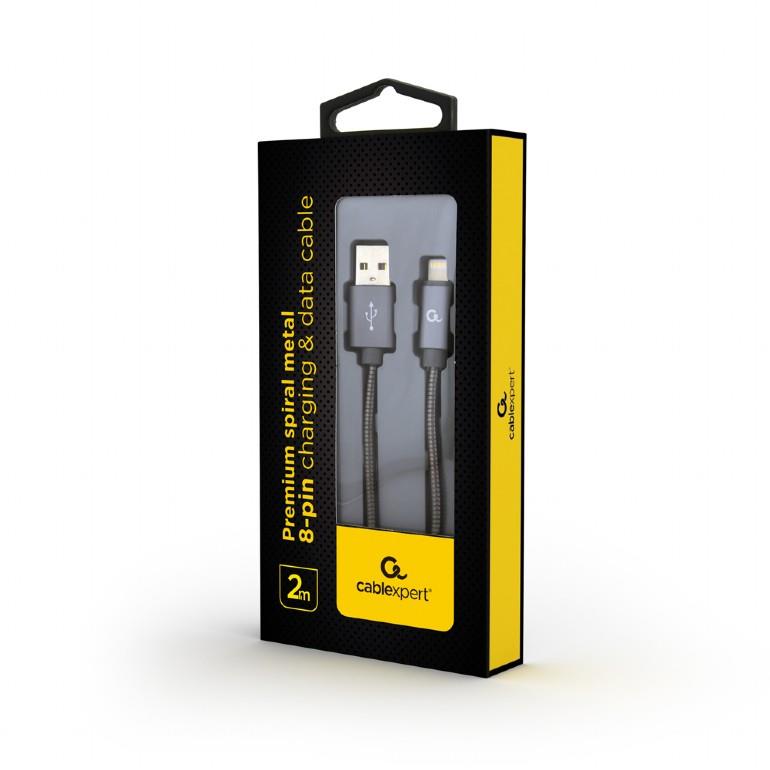 df4cab07-6281-49d8-bd14-21bddafd8f5f CABLE LIGHTNING TO USB2 2M/CC-USB2S-AMLM-2M-BG GEMBIRD