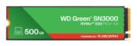 SSD WESTERN DIGITAL Green 500GB M.2 PCIe Gen4 su 4100 MB/s rašymo greičiu