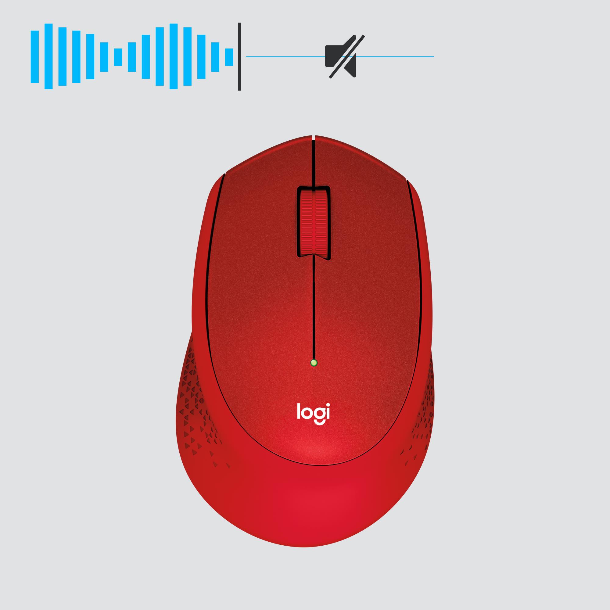 e0f478aa-8606-441f-be05-67c42a615e1c MOUSE USB OPTICAL WRL M330/SILENT RED 910-004911 LOGITECH