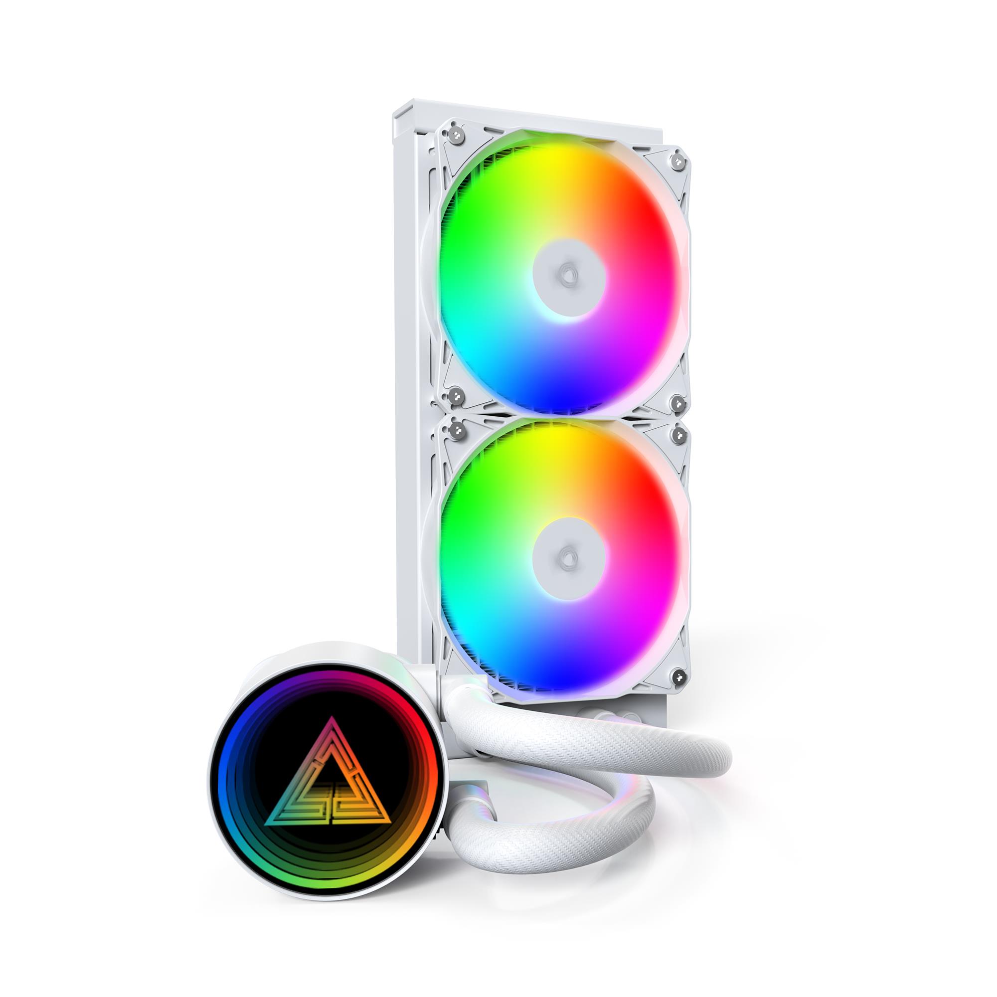 e12cdda9-cd02-4553-ae25-5c684d95c65f CPU aušintuvas Montech LightFlow 240 ARGB su RGB apšvietimu