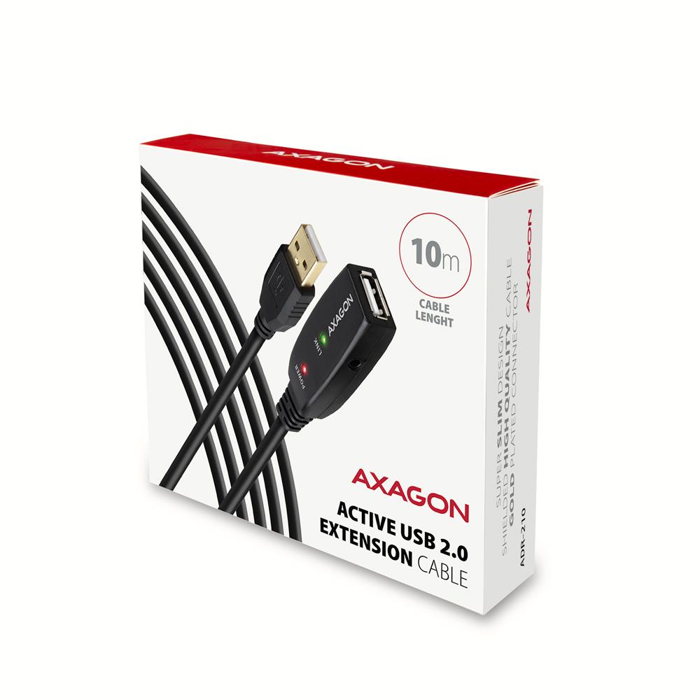 e13b7588-6bc6-441b-b1b3-7f54b1720d86 CABLE USB2.0 A-M/A-F ACTIVE/10M ADR-210 AXAGON