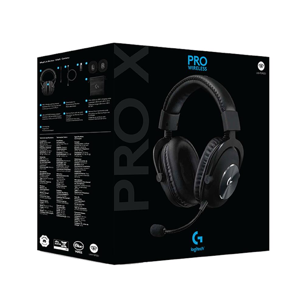 e13f46d9-47be-40b4-87d9-3b108b4e5b32 HEADSET GAMING G PRO X WRL/BLACK 981-000907 LOGITECH