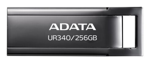 USB atmintinė ADATA UR340 256GB, juoda, USB 3.2