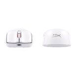 Pelė HyperX Pulsefire Haste 2, balta, matoma iš viršaus