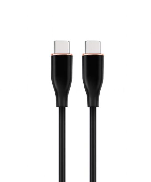 USB-C laidas 1,5 m, juodas, su Power Delivery