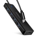 I/O HUB USB-C AXAGON HUE-C1C su 5Gbps duomenų perdavimo greičiu