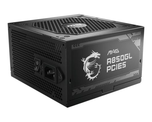 Maitinimo blokas MSI 850W su 80 PLUS GOLD efektyvumu