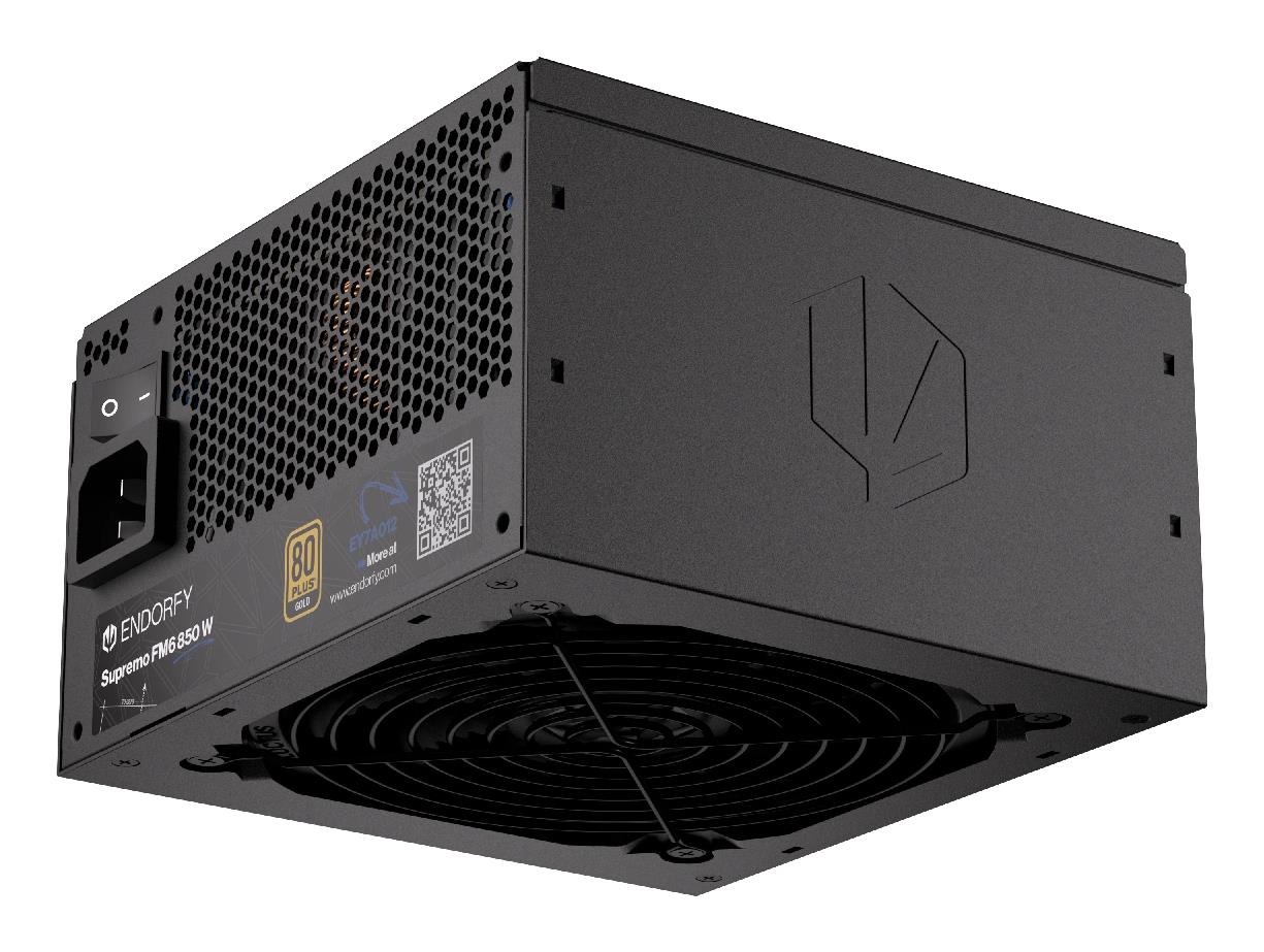 e51b9415-0553-496b-a904-4c9072226cf0 Power Supply ENDORFY SUPREMO FM6 850 Watts Efficiency 80 PLUS GOLD MTBF 100000 hours EY7A012