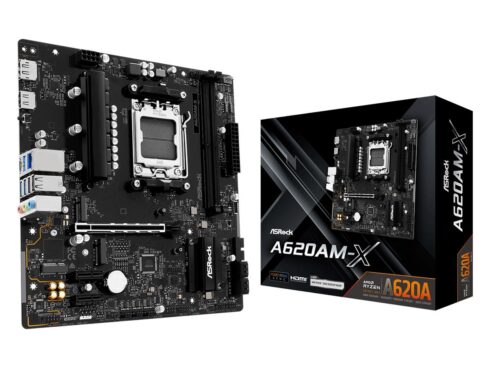 Mainboard ASROCK AMD A620A SAM5 Micro-ATX Memory DDR5 Memory slots 2 A620AM-X