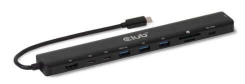 Club 3D CSV-2550 10-in-1 USB-C dokas su 140W galia