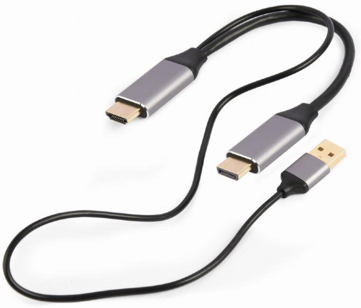 e676e8f4-1bf3-4af1-a5e4-9af6728dbd6b HDMI į DisplayPort aktyvus adapteris, 4K 60 Hz, 2 m