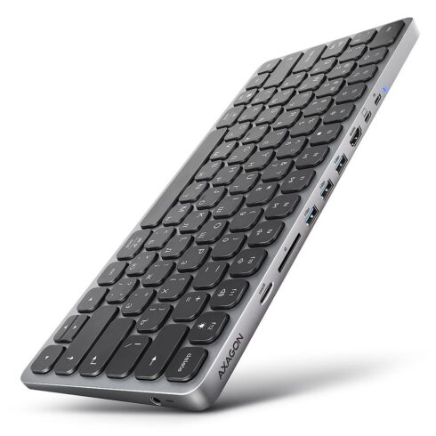 Klaviatūra su 9in1 I/O HUB, modelis HMC-KB-CRL
