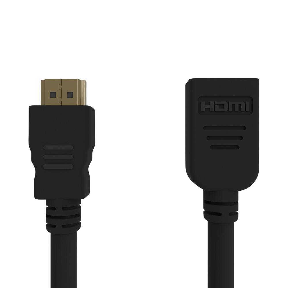 e7856f66-7c7d-4e4f-a392-1bdff3a4b0b4 HDMI pratęsimo laidas 0.5m, palaiko 18 Gbps duomenų perdavimo greitį
