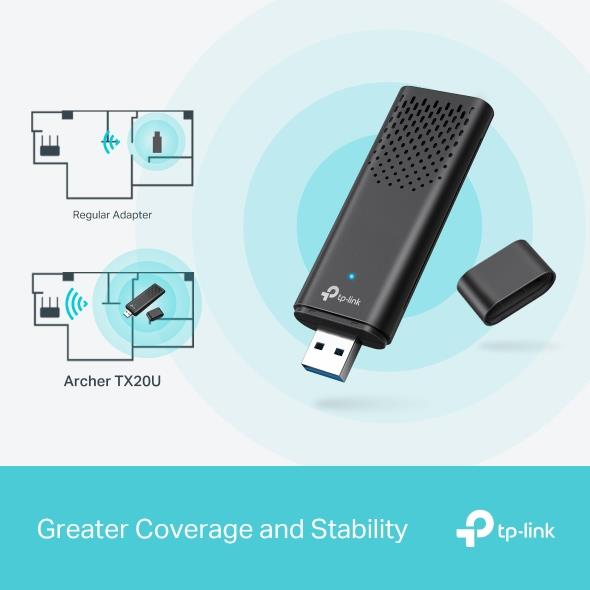 e7980797-b1fa-468f-9b68-f38f49c37e9d WRL ADAPTER 1800MBPS USB/ARCHER TX20U TP-LINK