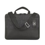NB CASE LANTAU 13.3" su kietu nugariniu skydeliu, juoda melange spalva