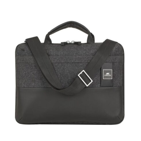 NB CASE LANTAU 13.3" su kietu nugariniu skydeliu, juoda melange spalva