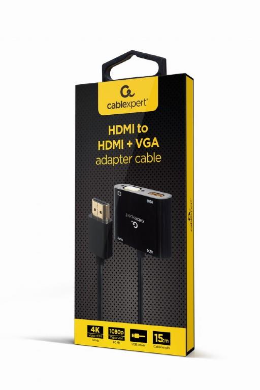 e8fe644f-8cc3-41e5-b7c0-e9ba01de6c2c I/O ADAPTER HDMI TO HDMI/VGA/A-HDMIM-HDMIFVGAF-01 GEMBIRD