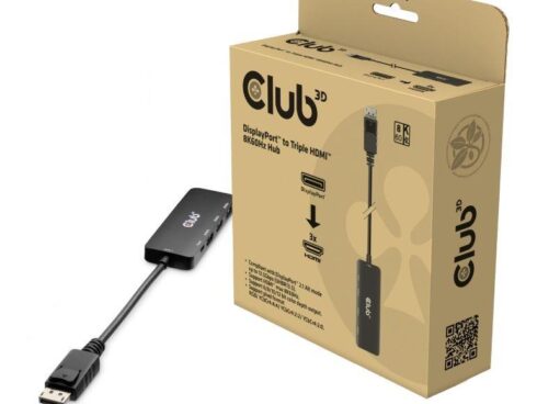 I/O ADAPTER DP TO HDMI TRIPLE/CSV-7330 CLUB3D