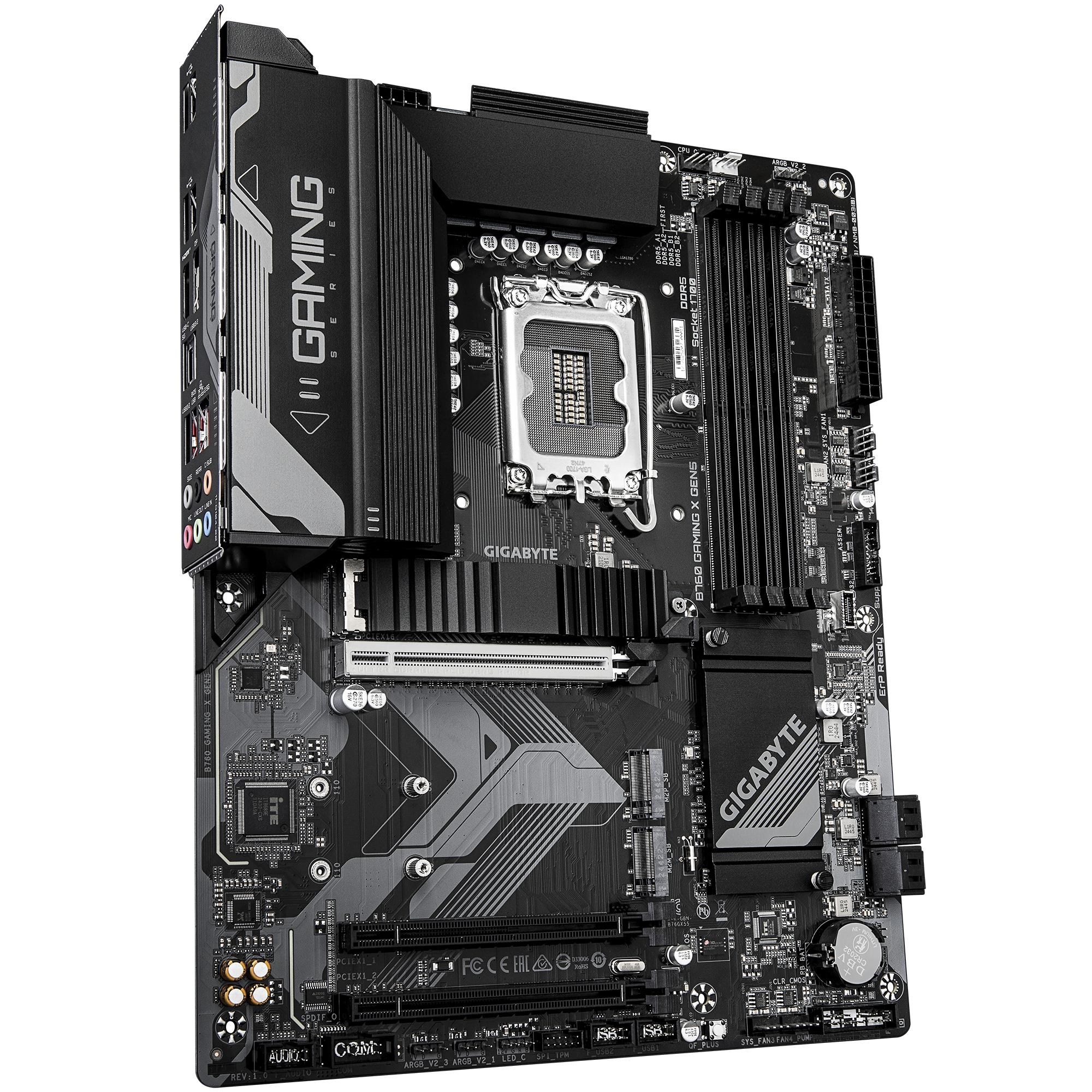 ea279759-e800-4365-8589-e7dae58e88f9 Mainboard GIGABYTE Intel B760 Express LGA1700 ATX Memory DDR5 Memory slots 4 B760GAMINGXGEN5