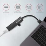 I/O HUB USB3.2 3PORT GLAN/0.2M HMA-GL3A AXAGON