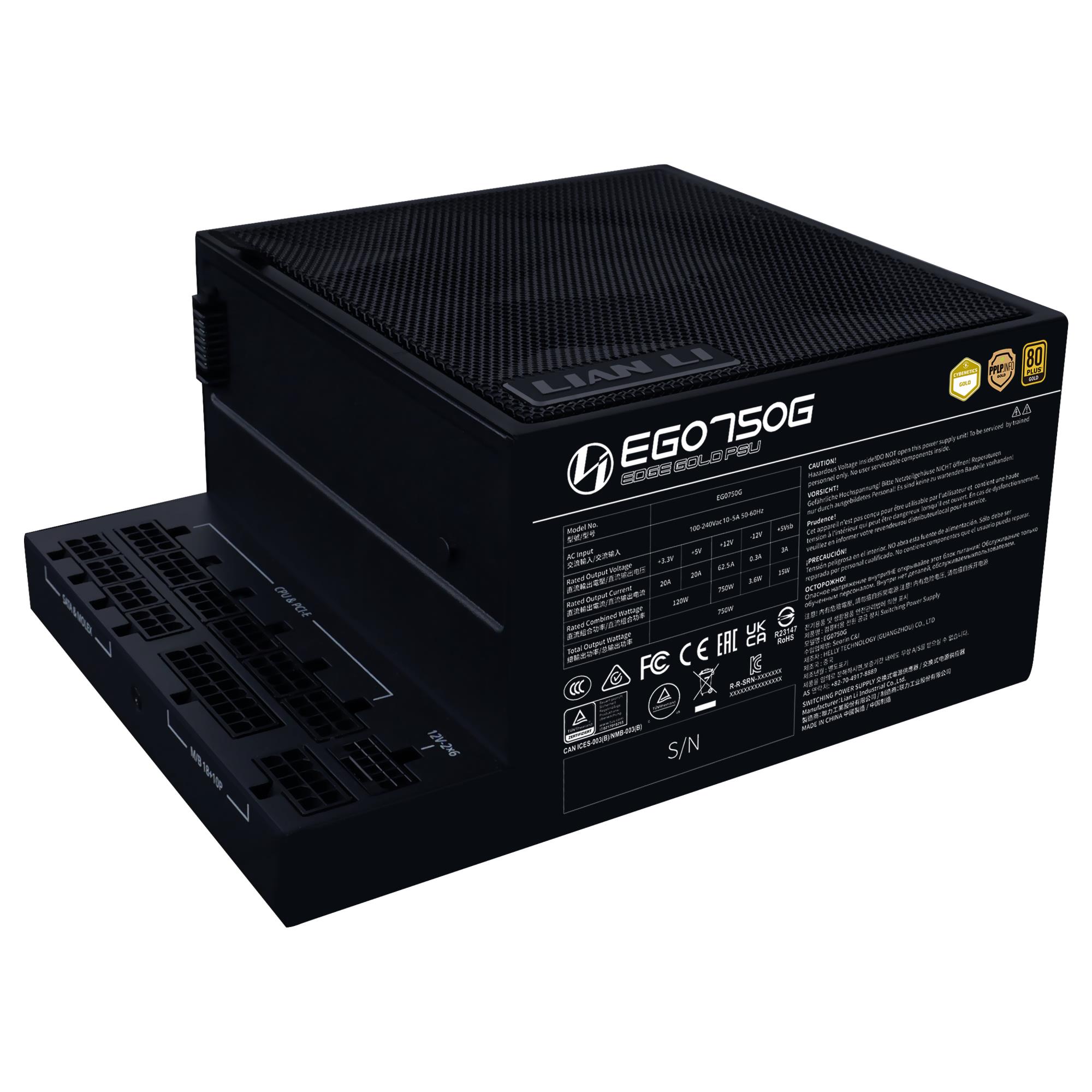ec1b8756-d4a4-4af9-b9a1-351efeca93ed Maitinimo blokas LIAN LI EDGE GOLD 750 su 750 W ir 80 PLUS GOLD efektyvumu