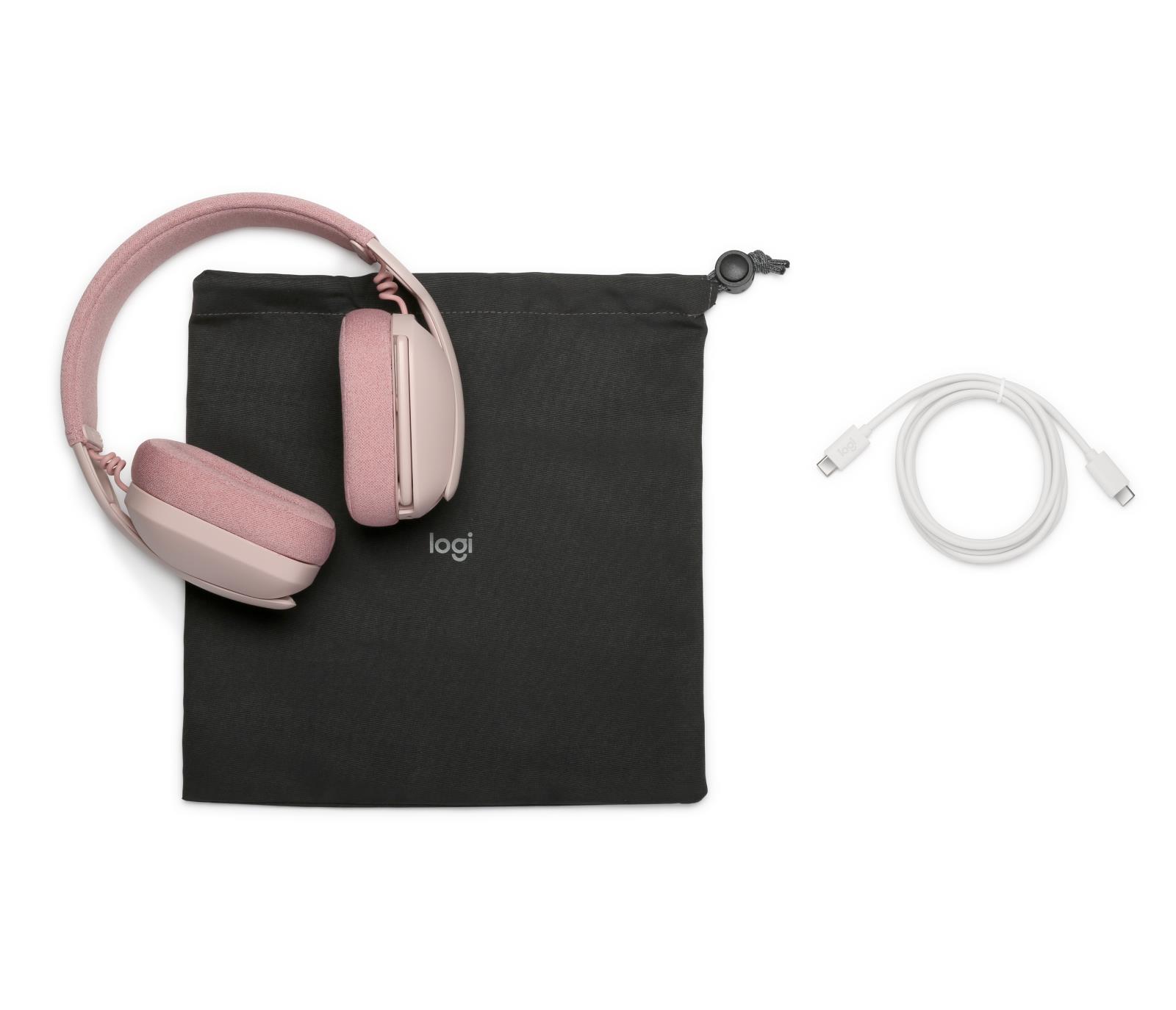 ec35cf15-7a12-49ec-9232-dec4e7b9dc50 HEADSET ZONE VIBE 100/PINK 981-001224 LOGITECH