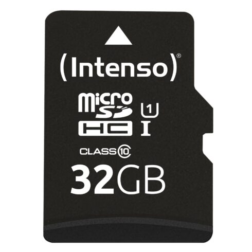 Intenso 32GB microSDHC kortelė su UHS-I standartu