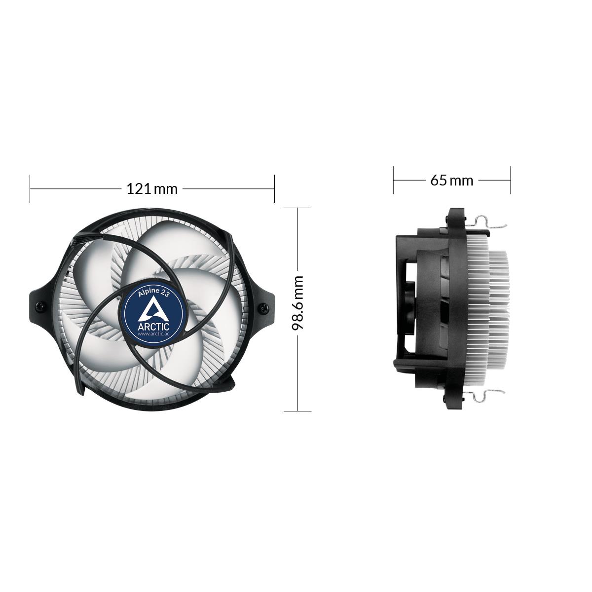 ed2ebf96-7d5e-414c-8f8d-1db3800ffaf6 CPU COOLER SAM5/SAM4/ALPINE 23 ACALP00035A ARCTIC