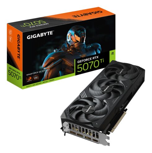 GIGABYTE NVIDIA GeForce RTX 5070 Ti 16 GB GDDR7, 256 bit