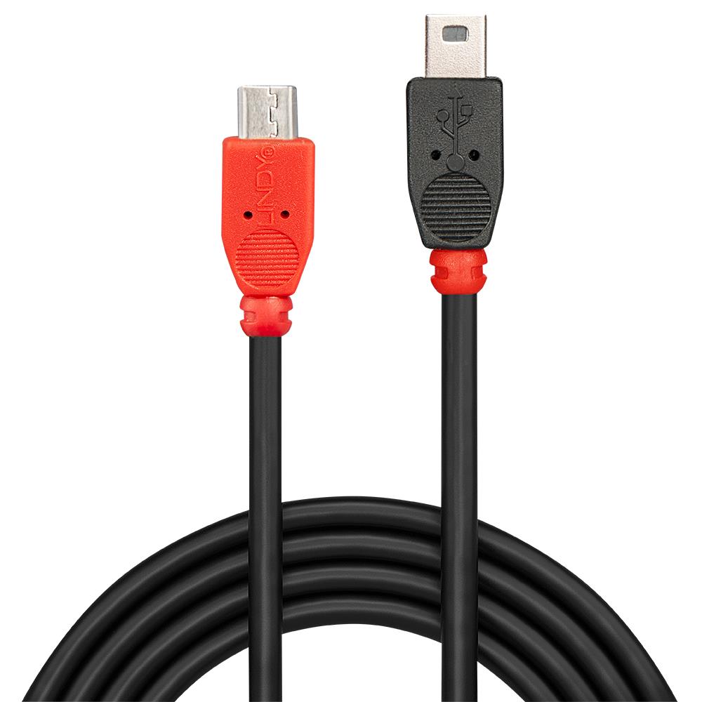ed7a0c2d-fad1-4889-9360-b172ab1df30f USB2 Micro-B į Mini-B laidas, 0.5 m