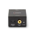 I/O keitiklis Phono į Toslink su matomais jungčių prievadais