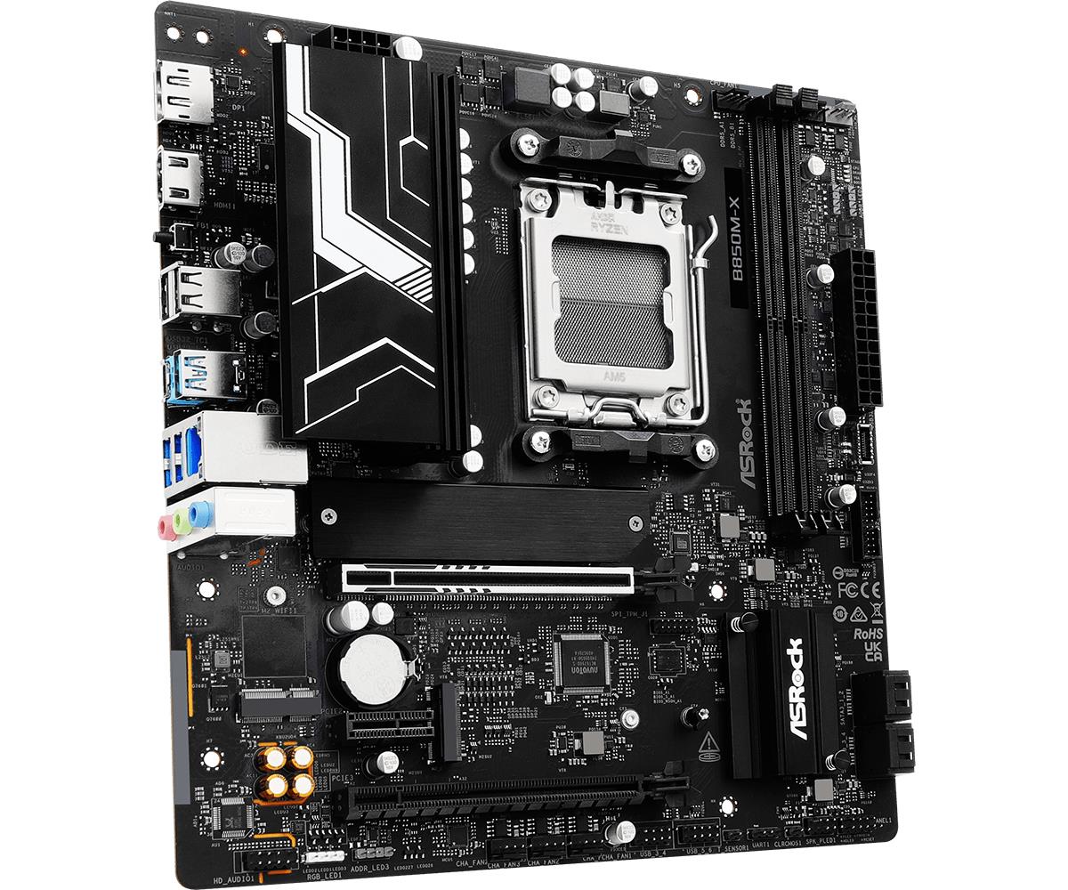 ed82a3ae-6f36-4724-ac43-35c604cf4c82 ASROCK B850M-XR2.0 motininė plokštė su DDR5 atminties lizdais