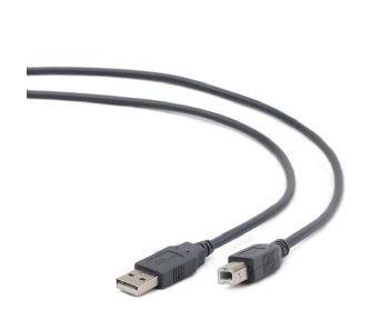 USB 2.0 A-plug B-plug 1.8m pilkas laidas GEMBIRD