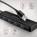 I/O HUB USB TRAVEL/0.19M HUE-C1A AXAGON