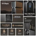 Wireless Router TP-LINK Wireless Router 19000 Mbps Mesh Wi-Fi 7 USB 3.0 4x2.5GbE 2x10GbE LAN WAN ports 2 Number of antennas 8 ARCHERBE800