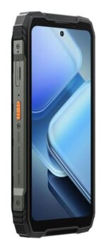 Xplore 1 mobilusis telefonas, matomas iš šono, rodo mygtukus ir jungtis
