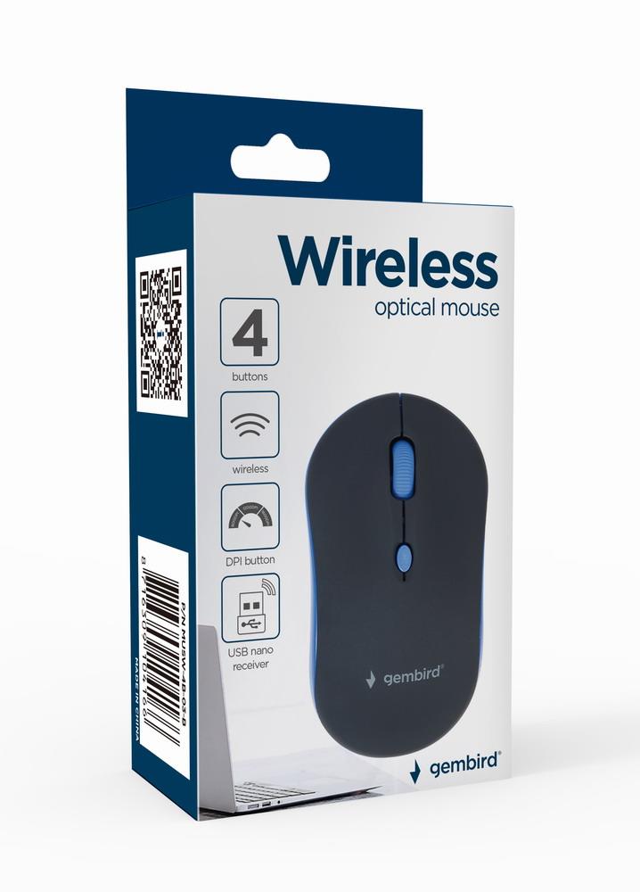 ef8c1dde-1187-49d5-b505-0b24faf0377f MOUSE USB OPTICAL WRL BLACK/BLUE MUSW-4B-03-B GEMBIRD