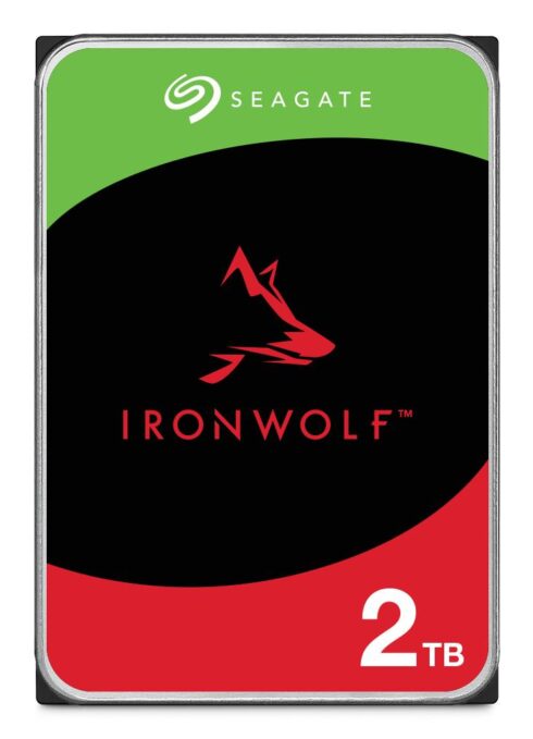 HDD SEAGATE IronWolf 2TB su 256 MB talpa ir 5400 rpm greičiu