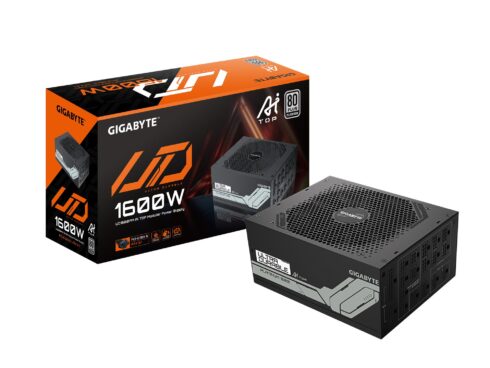Power Supply GIGABYTE GP-UD1600PM PG5 1600 Watts Efficiency 80 PLUS PLATINIUM PFC Active GP-UD1600PMPG5