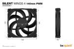 CASE FAN 140MM SILENT WINGS 4/BL096 BE QUIET