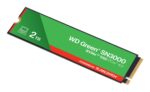 SSD WESTERN DIGITAL Green 2TB M.2 PCIe Gen4 NVMe Write speed 4200 MBytes/sec Read speed 5000 MBytes/sec 2.3mm TBW 250 TB WDS200T4G0E