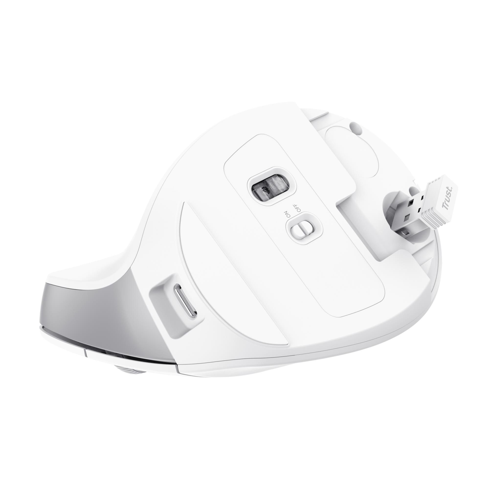 f11d73f0-c7fc-4770-a0c3-960d1a083da6 MOUSE USB OPTICAL WRL BAYO II/ERGO WHT 25398 TRUST