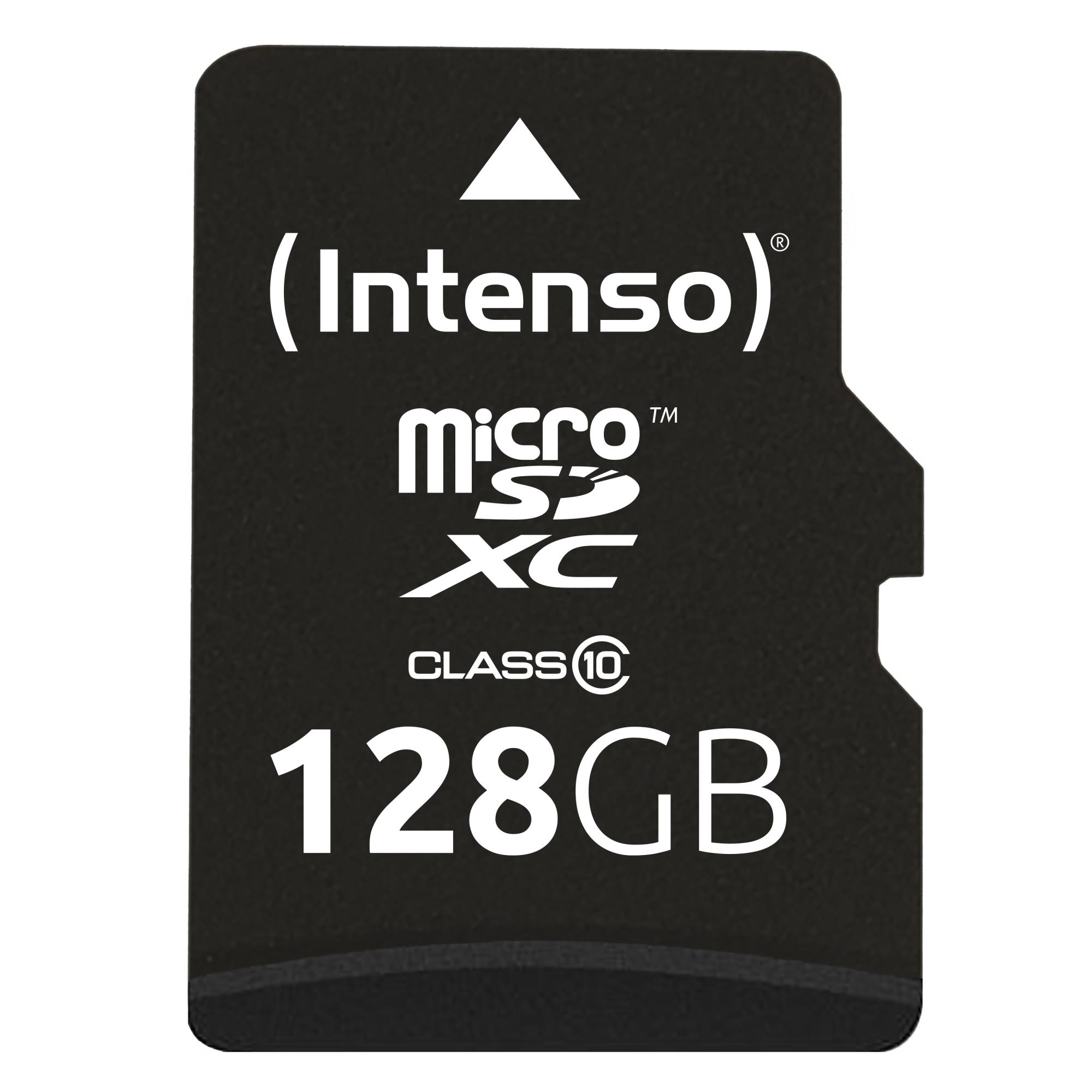 f151ef08-fca7-47fe-b438-87a36188da95 Intenso 128GB micro SDXC kortelė su C10 greičiu ir adapteriu