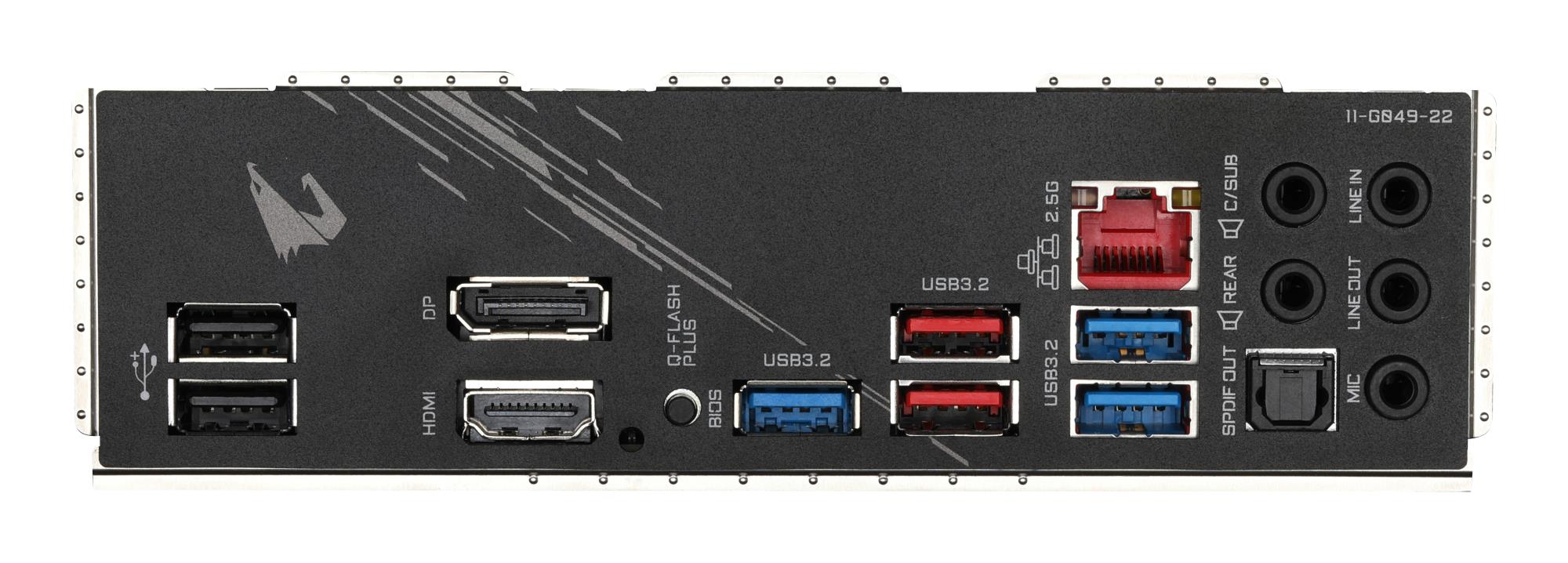 f1945aa5-6d6f-48f3-b20c-31bce2a5f042 Mainboard GIGABYTE AMD B550 SAM4 ATX Memory DDR4 Memory slots 4 1xPCI-Express 16x 2xPCI-Express 3.0 1x 1xPCI-Express 3.0 2x 2xM.2 1xHDMI 1xDisplayPort 2xUSB 2.0 5xUSB 3.2 1xOptical S/PDIF 1xRJ45 5xAudio port B550AORUSELITEV21.5