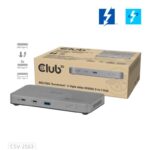 I/O HUB THUNDERBOLT 5IN1/180W CSV-2563 su matomu prievadų išdėstymu