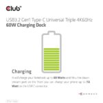 NB ACC DOCKING STATION/USB-C 60W CSV-1562 CLUB3D