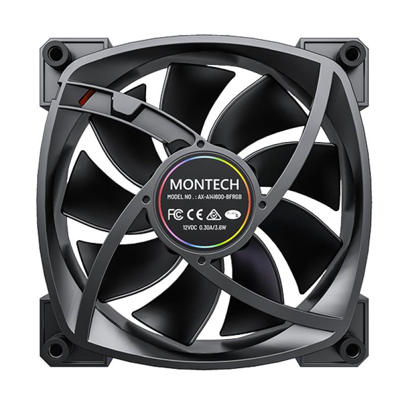 f4b1859f-f827-4db6-ab65-dda5b0660af1 CASE FAN 140MM/AX140 PWM BLACK MONTECH