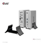 Dokas su USB-C jungtimis, vaizdo ir energijos perdavimo pavyzdys