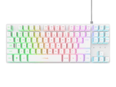 KEYBOARD USB GXT 833W THADO/TKL ENG WHITE 25894 TRUST