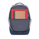 NB BACKPACK ANTI-THEFT 17.3"/7567 GREY/DARK BLUE RIVACASE